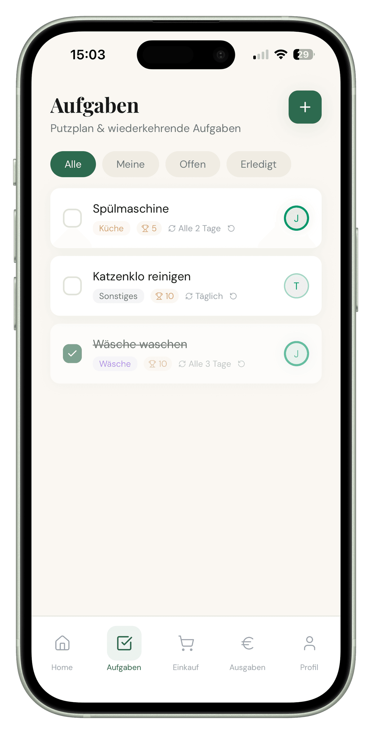 Distribute tasks fairly